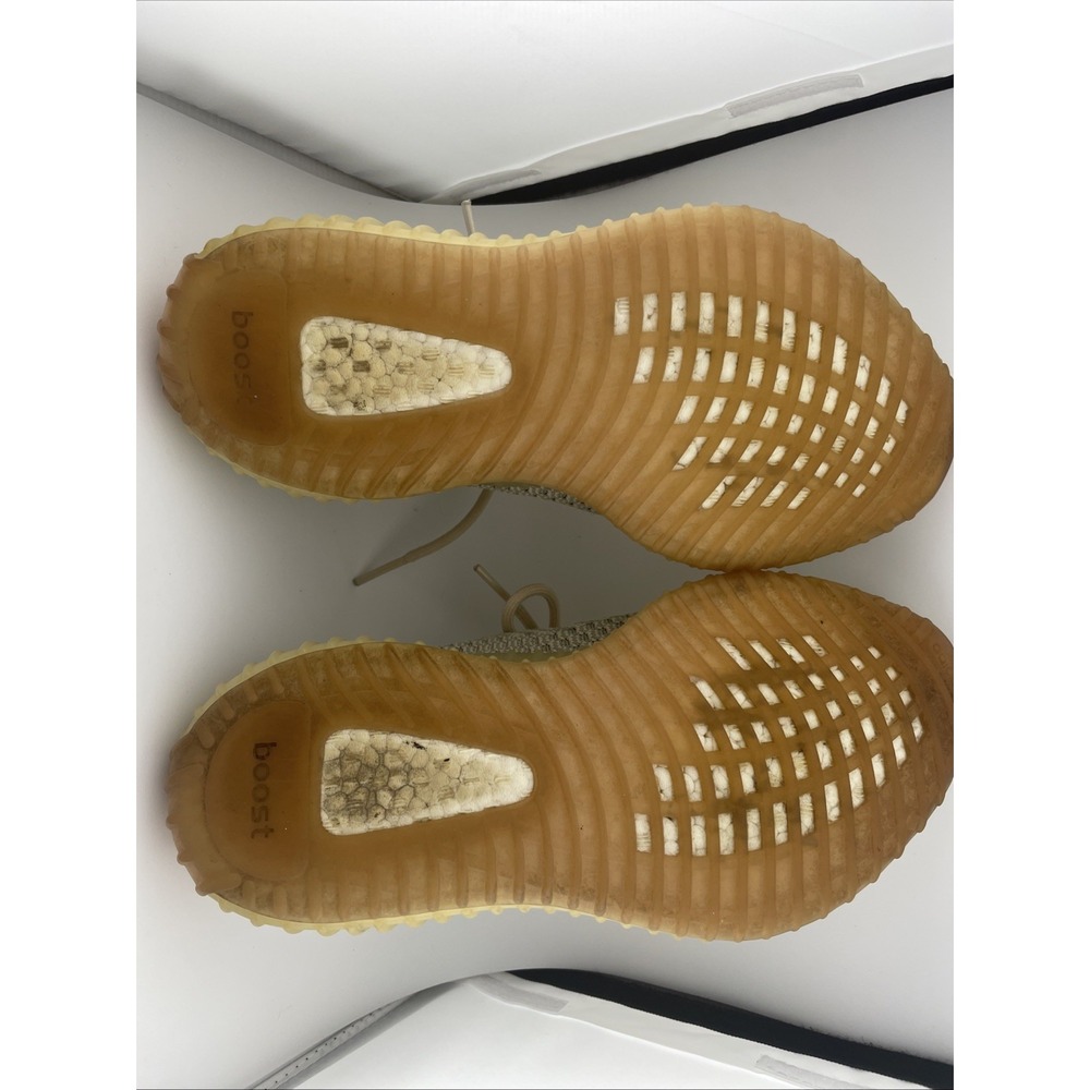 Yeezy Boost 350 V2 Citrin Adidas Size 8 Men's GUC Authentic Guaranteed - Picture 7 of 9